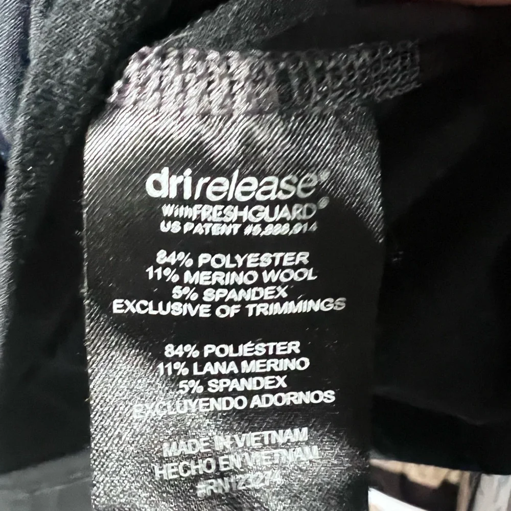 Paradox Men's Black Lightweight dri release Quarter-Zip merino wool Jacket M